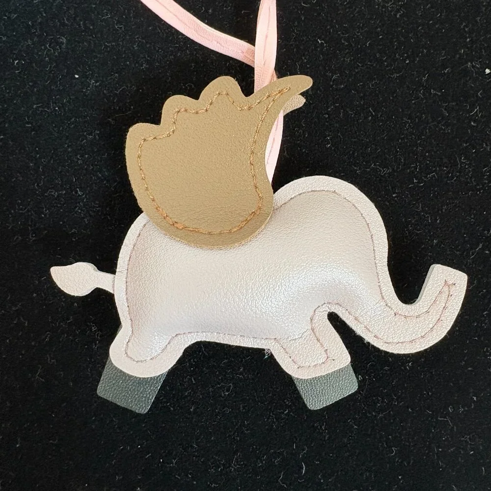 Wings Flying Elephant Bag Charm Whimsical Cottagecore New